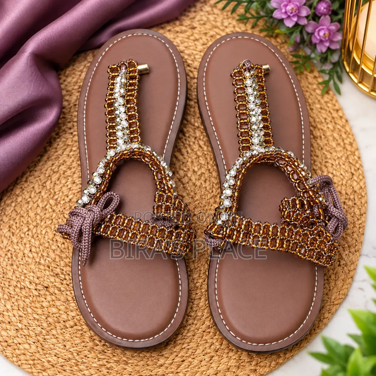 Beaded Sandals