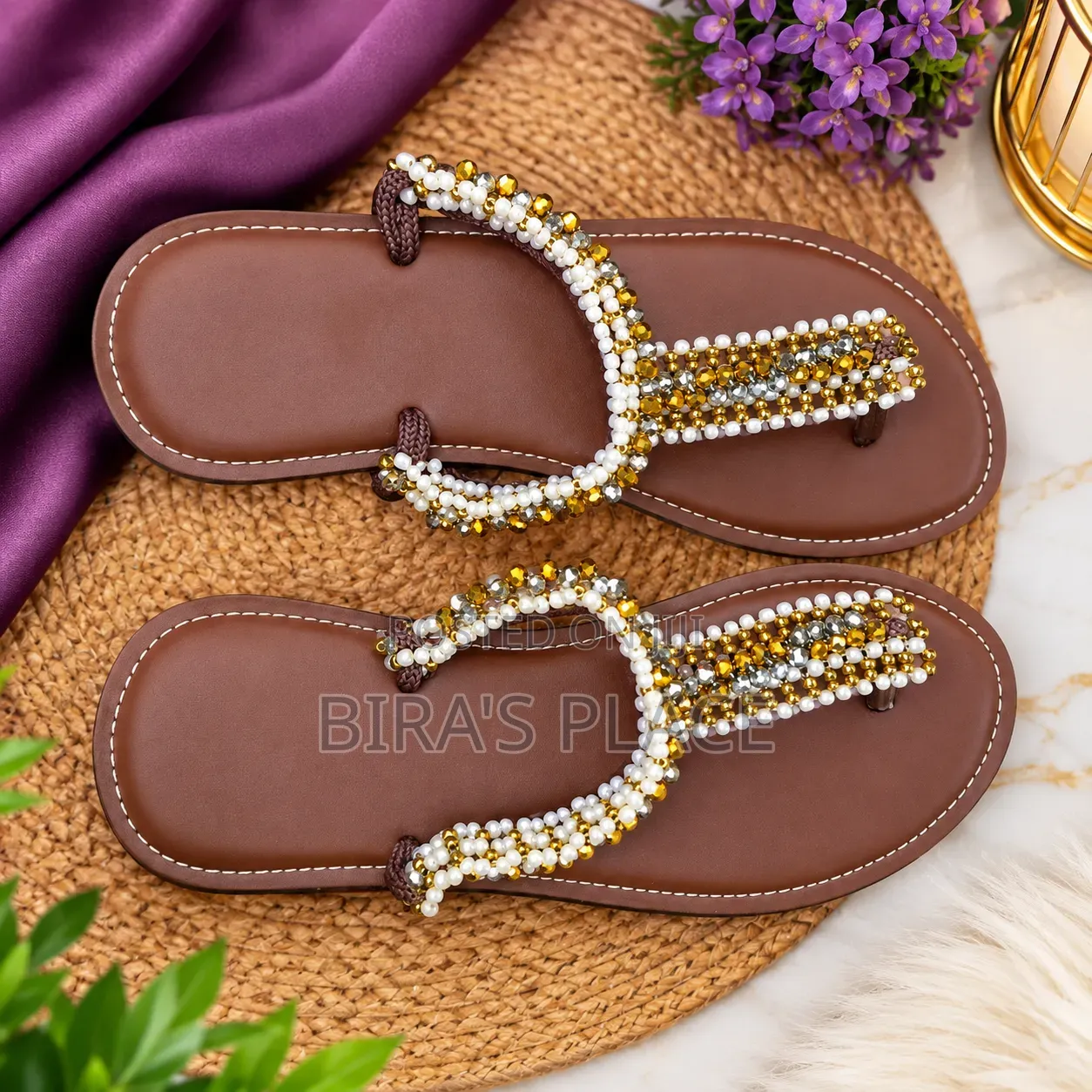 Beaded Sandals