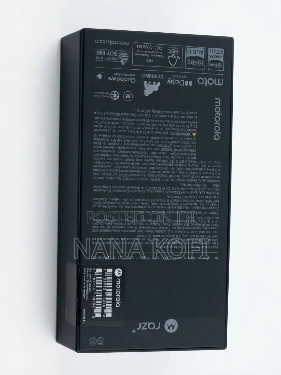 New Motorola Razr+ 2024 256 GB Black