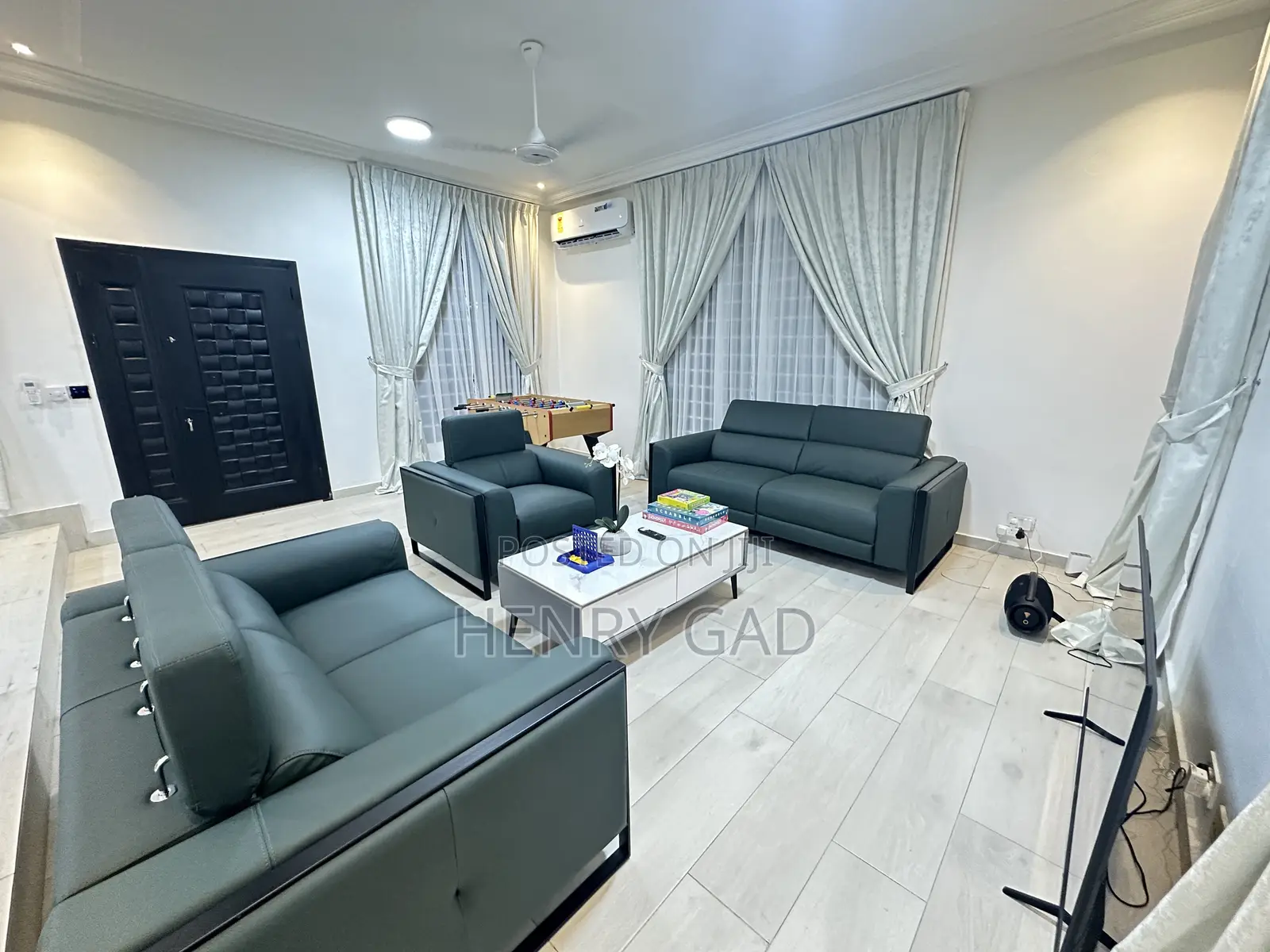 Furnished 4bdrm Villa in Buena Vista Valley, Sakumono for rent
