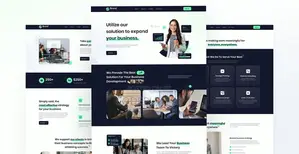 Professional Business Website Landing Page Design