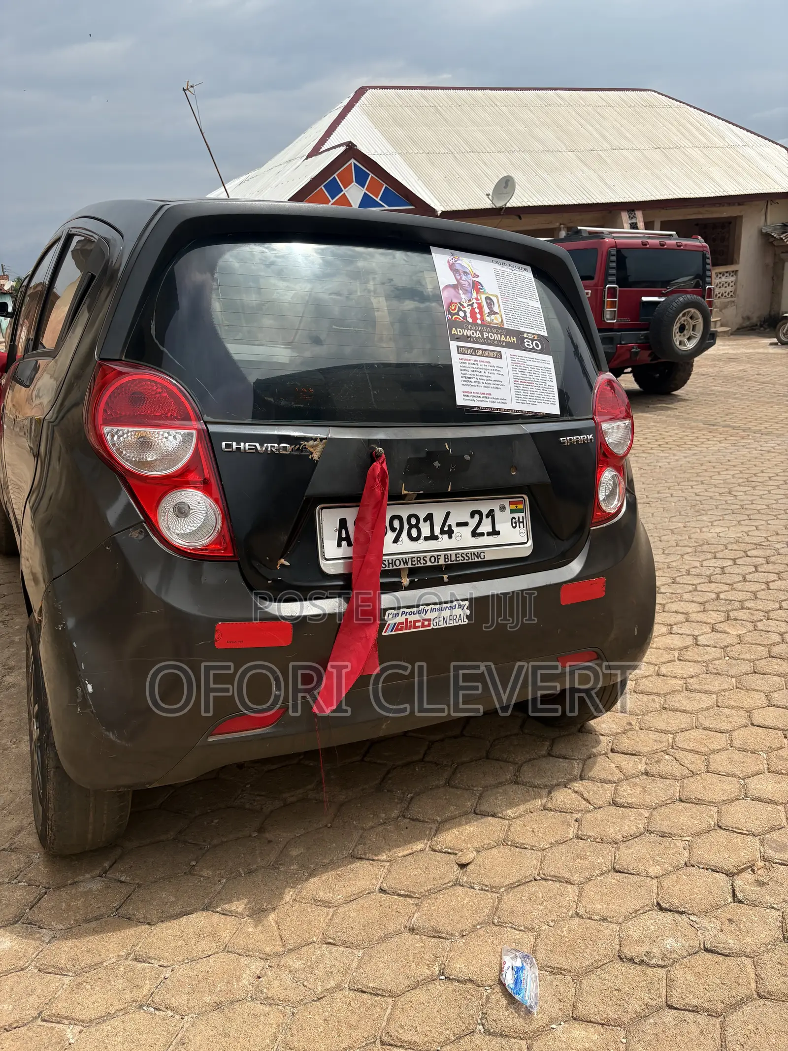 Chevrolet Spark 2012 Matt Black