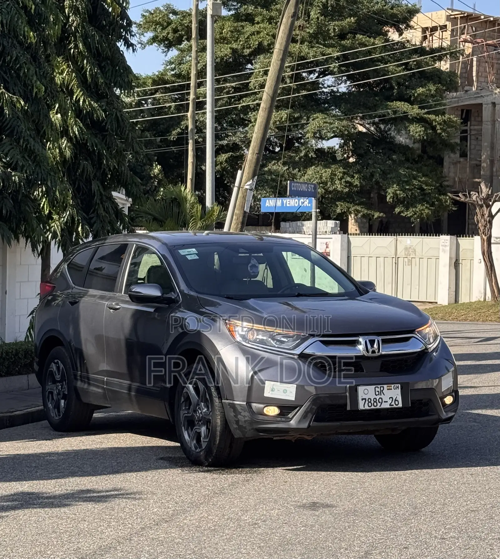 Honda CR-V EX-L 4dr SUV AWD (1.5L 4cyl CVT) 2017 Gray