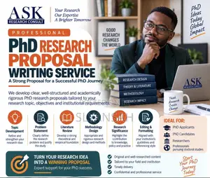 PhD & Masters Proposal Writing Service