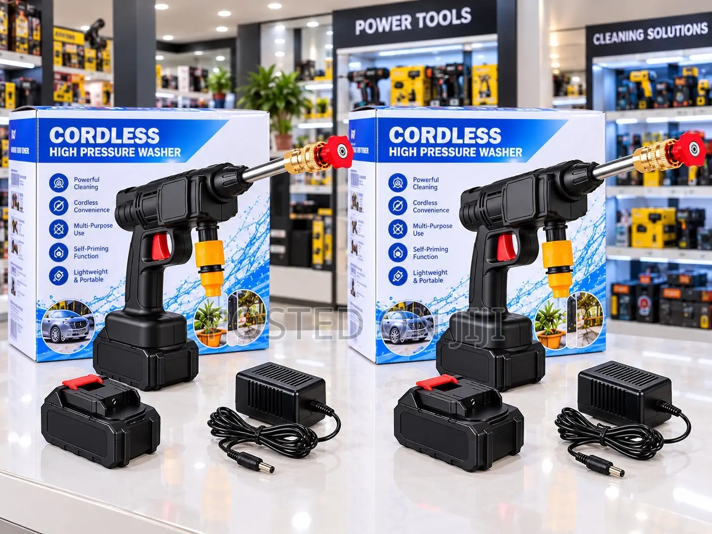 Portable Cordless Car Pressure Washer Gun Rechargeble