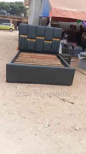 A Quality Turkey’s Double Bed Frame With Side Drawer