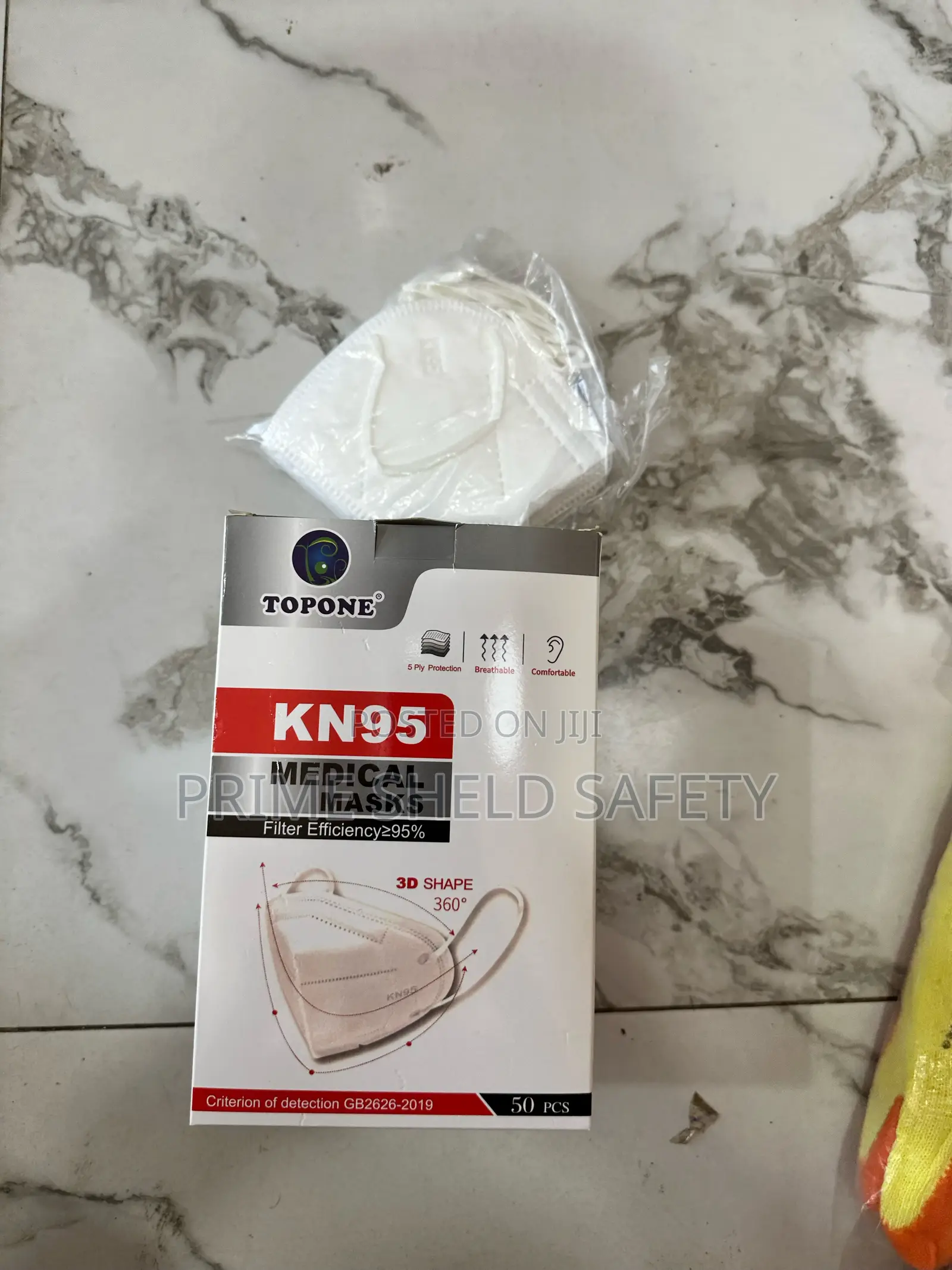 KN95 Medical Face Masks – 50 Pieces | 5-Ply Protection
