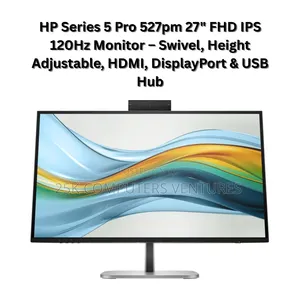 HP Series 5 Pro 527pm 27" FHD IPS 120Hz Monitor – Swivel, HDMI, DP