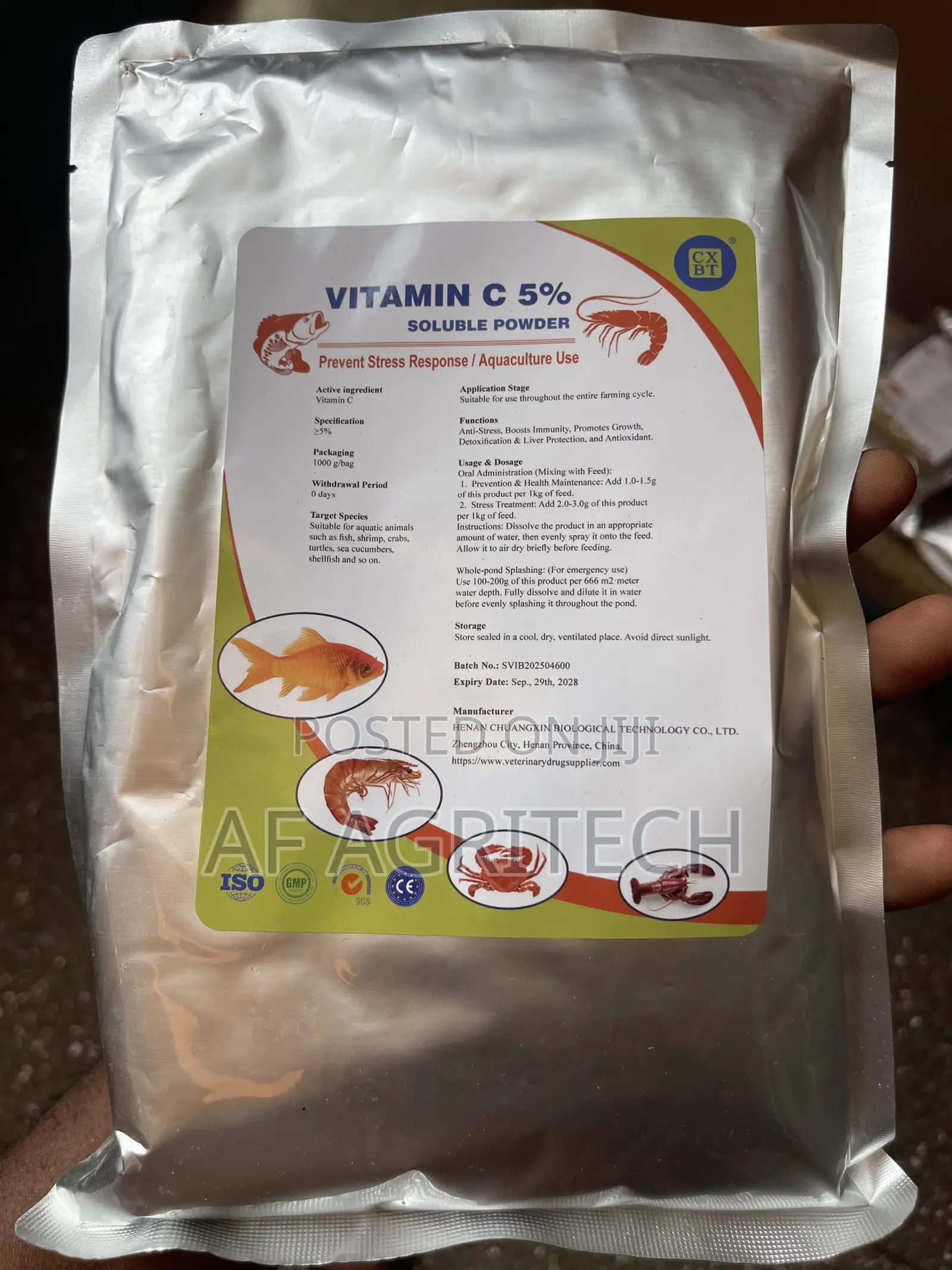 VITAMIN C 5% Soluble Powder (Feed Additive)