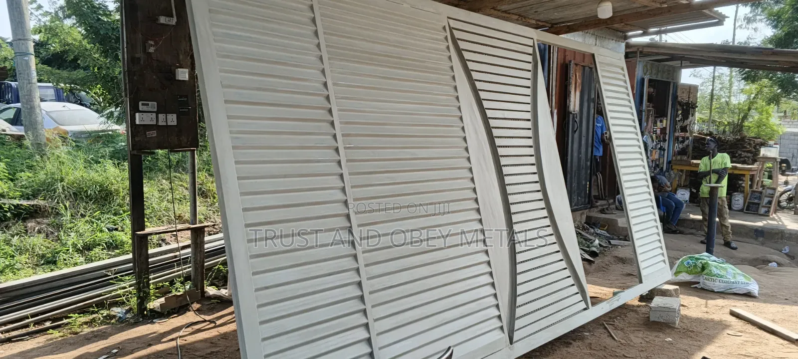 Galvanized Main Gate