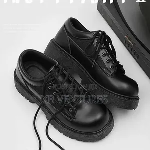Niche Style Formal Oxford Official Corporate Lace Up Chunky Shoes