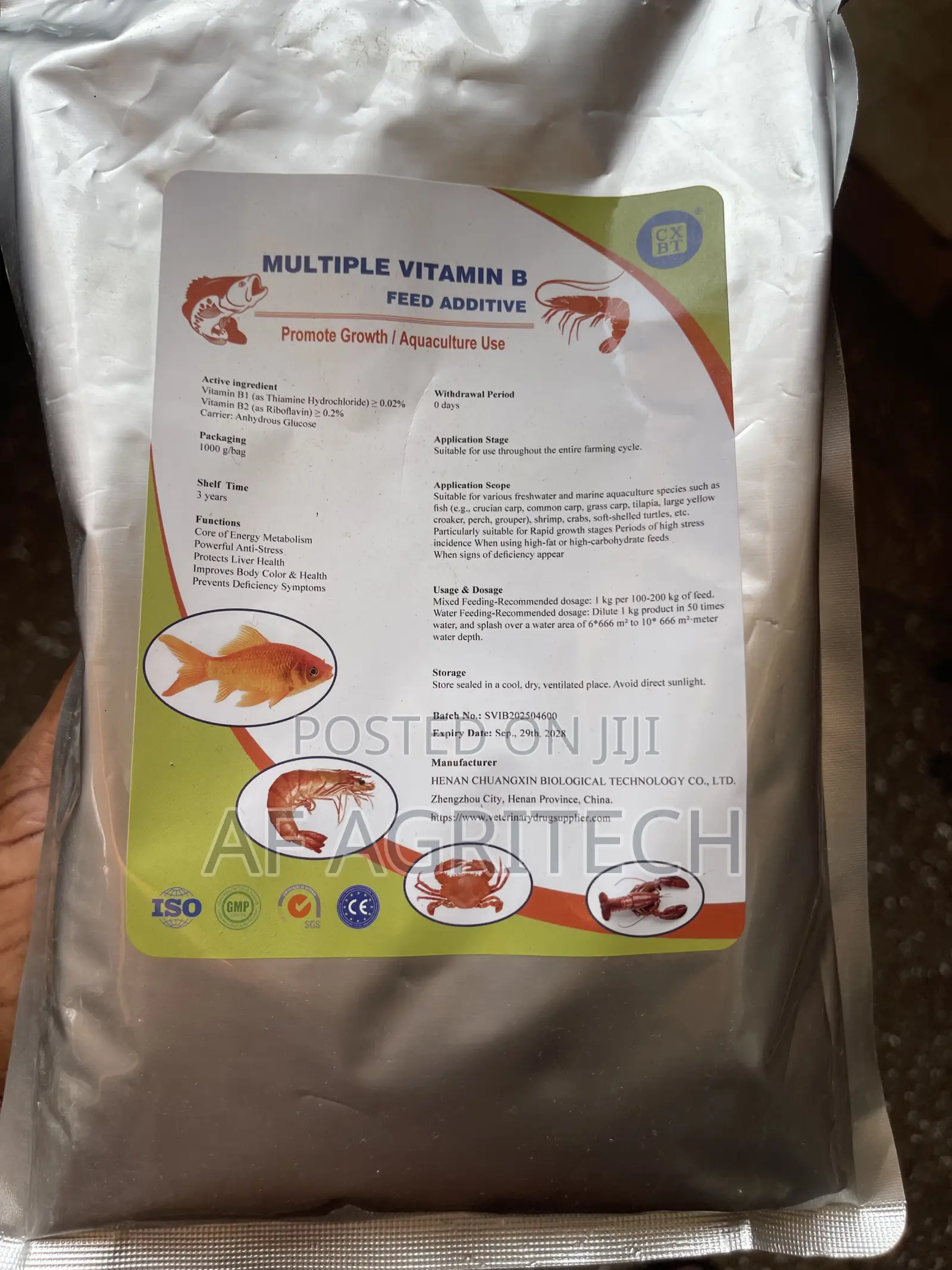 Multiple Vitamin B (Feed Additive)