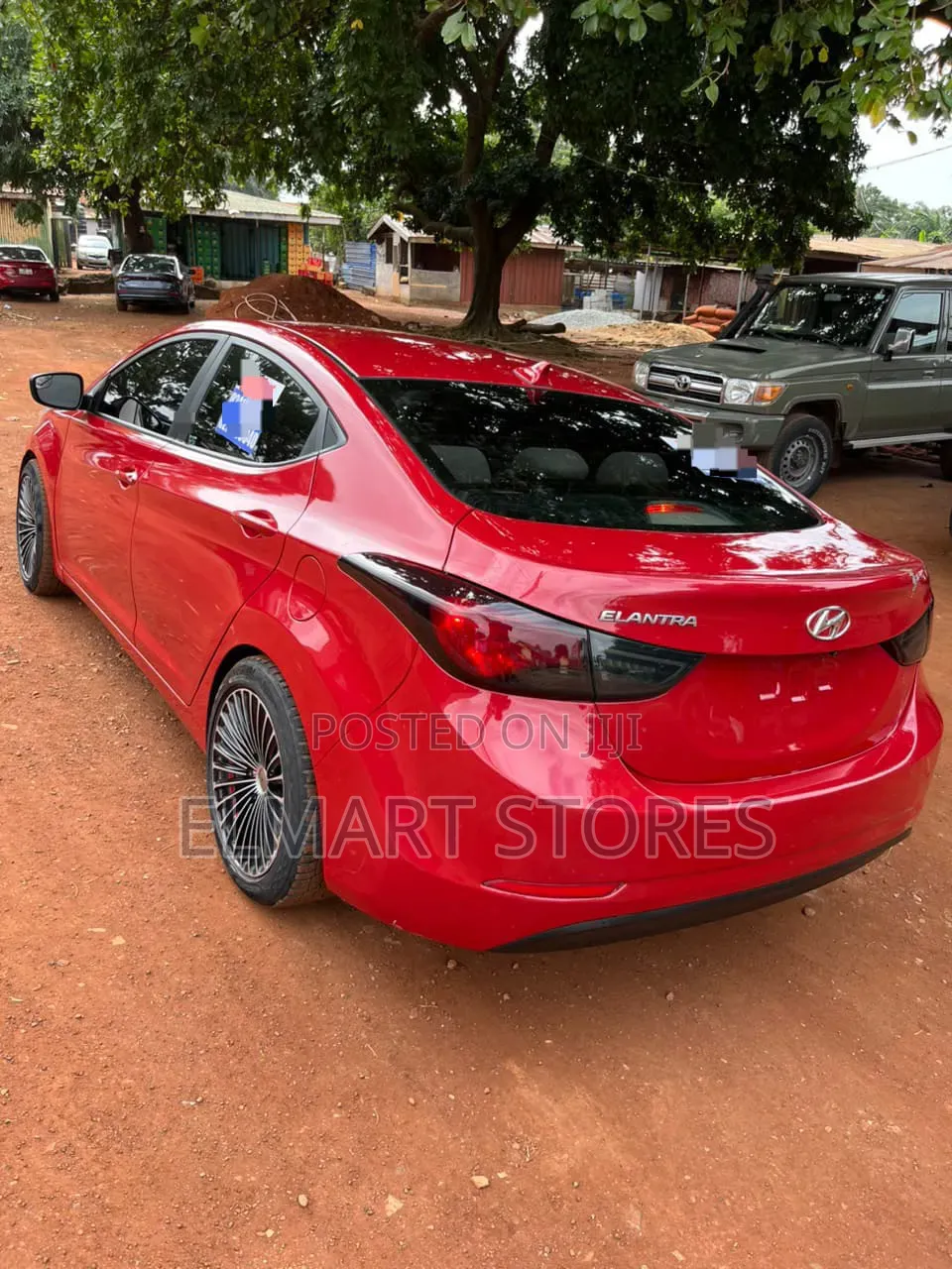 Hyundai Elantra 2013 Red
