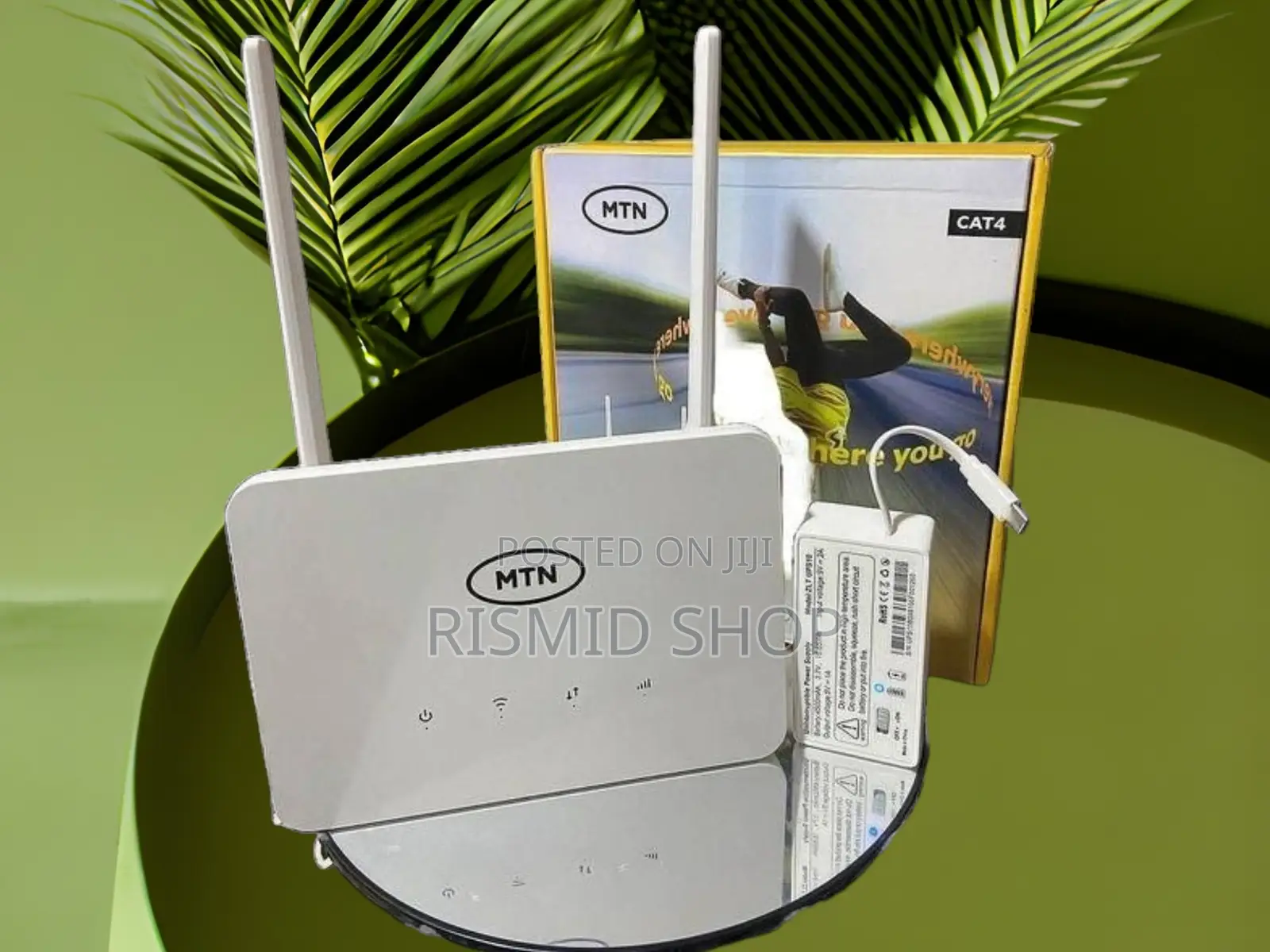 MTN 4G Broadband Connectivity Router + Reliable Battery Backup