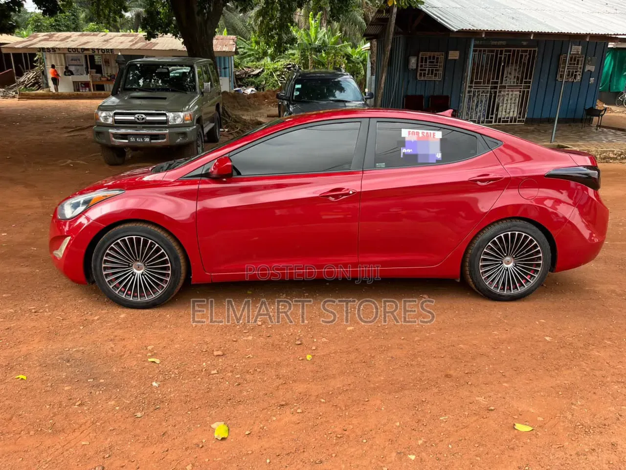 Hyundai Elantra 2013 Red