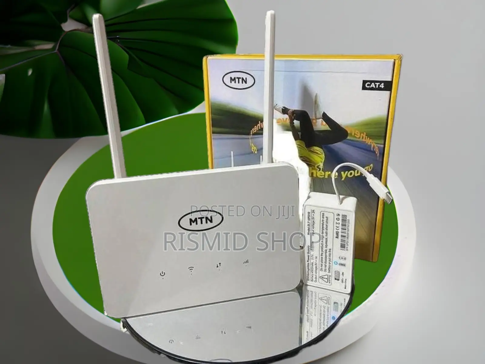 MTN Universal 4G LTE Router + Long-Lasting Backup Battery
