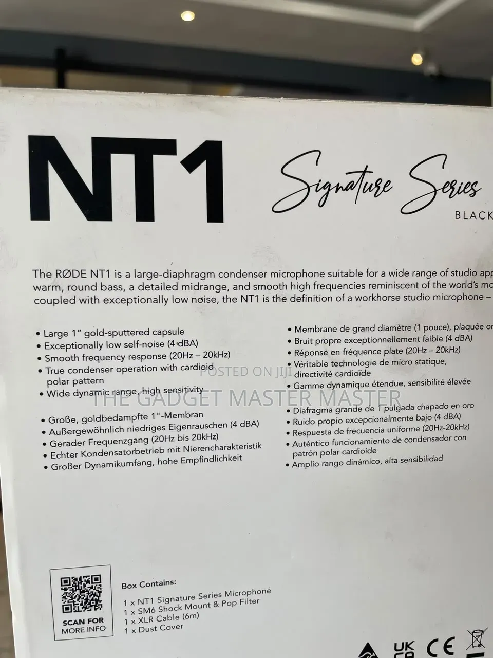 Rode NT1 Signature Series Large Diaphragm Condenser Microphone