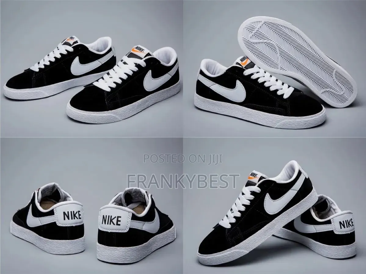Nike Blazer Low "77 Premium Quality Black and White Sizes 40-45