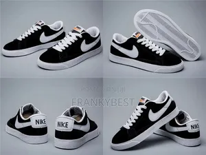 Nike Blazer Low "77 Premium Quality Black and White Sizes 40-45