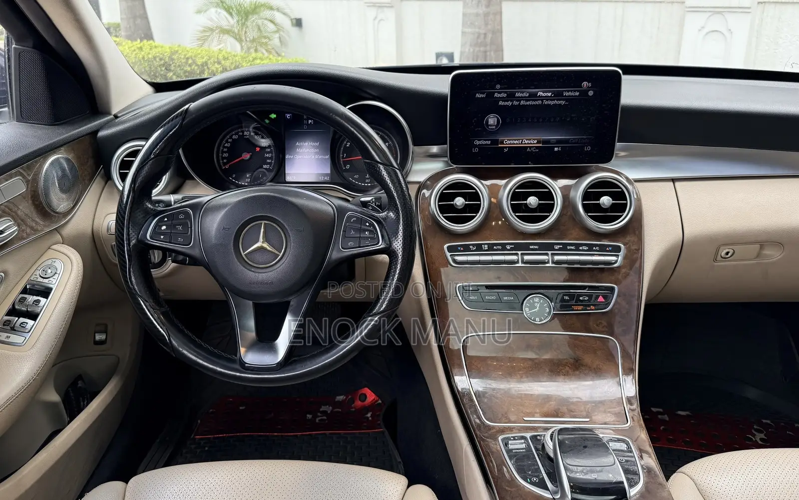 Mercedes-Benz C300 Luxury 4matic Sedan AWD (2.0L 4cyl 7A) 2017 Blue