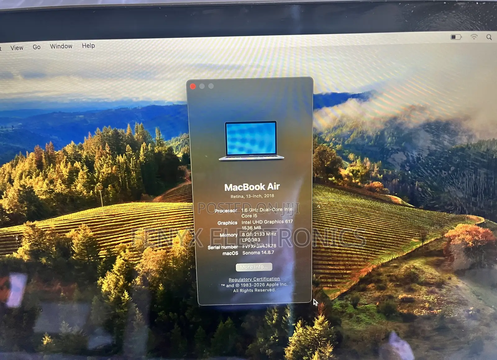 Laptop Apple MacBook Air 8GB Intel Core i5 SSD 256GB