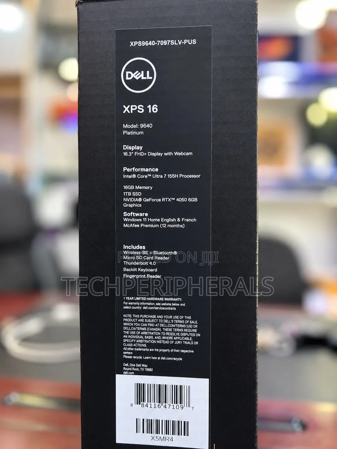 New Laptop Dell XPS 16 9640 16GB Intel Core Ultra 7 SSD 1T