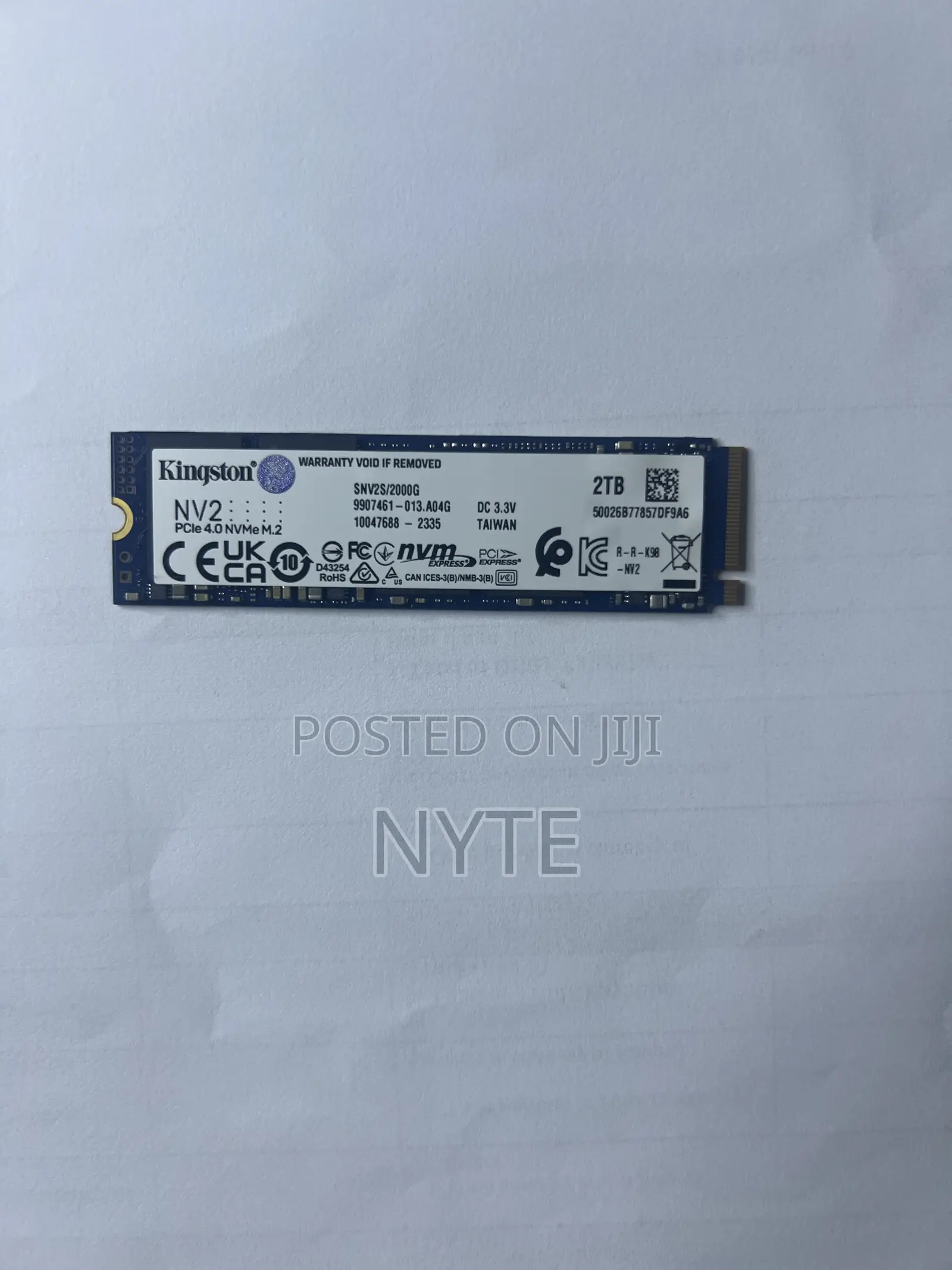 Kingston 2tb Gen 4 Nvme Pcie 4.0 M.2 SSD