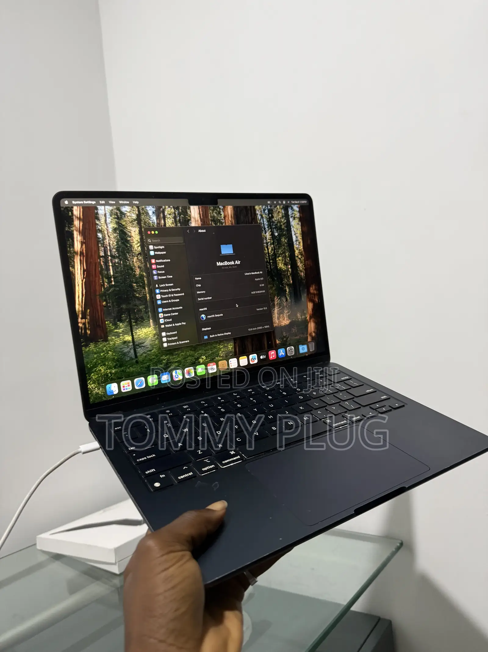 Laptop Apple MacBook Air 8GB Intel Core M3 SSD 256GB