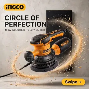 This Is Original INGCO Industrial Rotary Sander Swirls Dust 450W Max