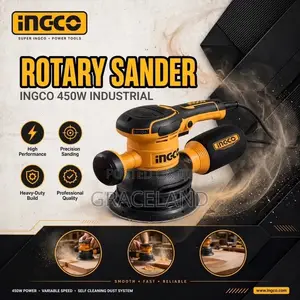 This Is Original INGCO Industrial Rotary Sander Swirls Dust 450W Max