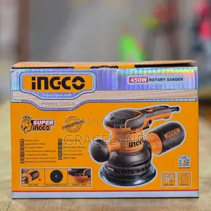 This Is Original INGCO Industrial Rotary Sander Swirls Dust 450W Max