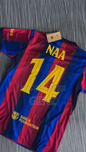 Barcelona Home Jersey and Customization