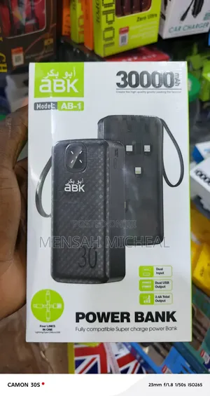 ABK Power Bank With 30,000mah