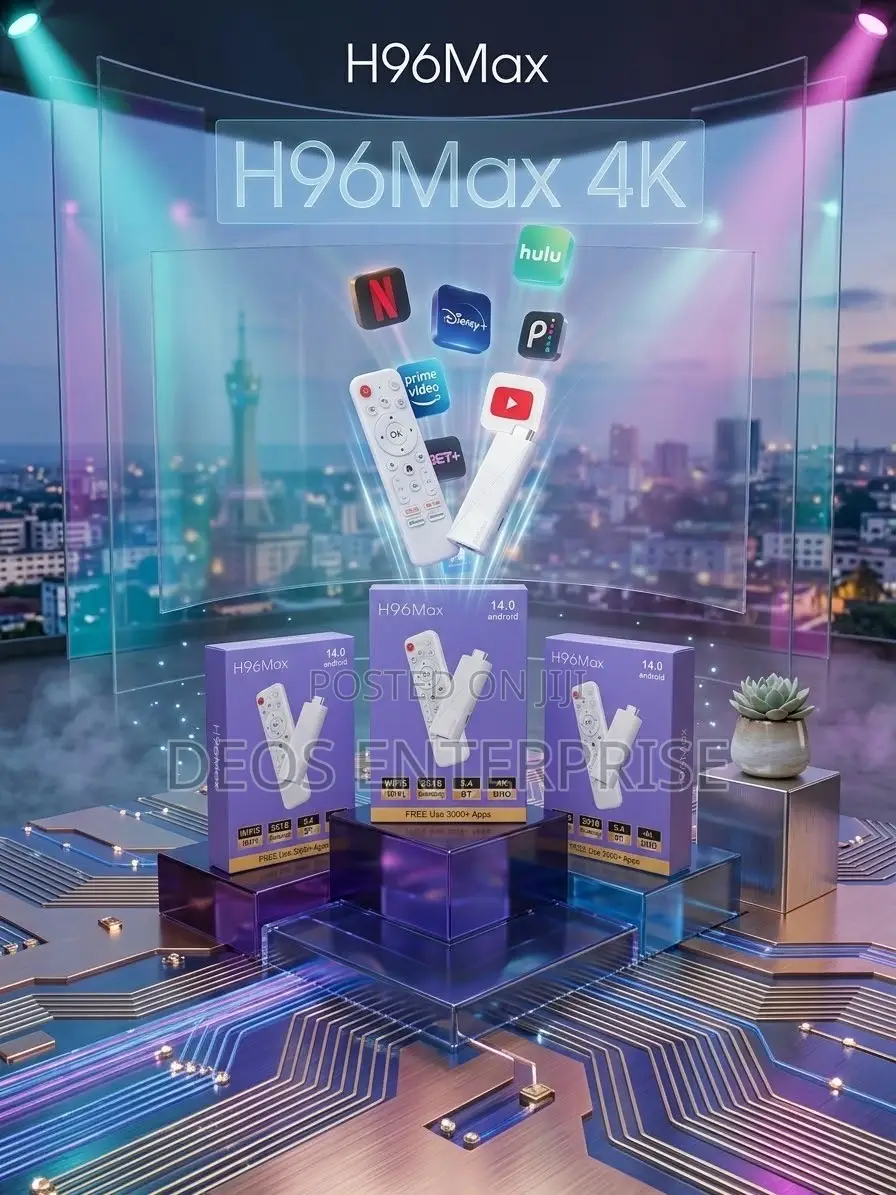 H96 Max TV Stick With Remote