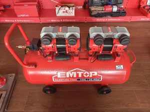 EMTOP 100L Silent Oil-Free Air Compressor 3.2HP 8Bar 220V