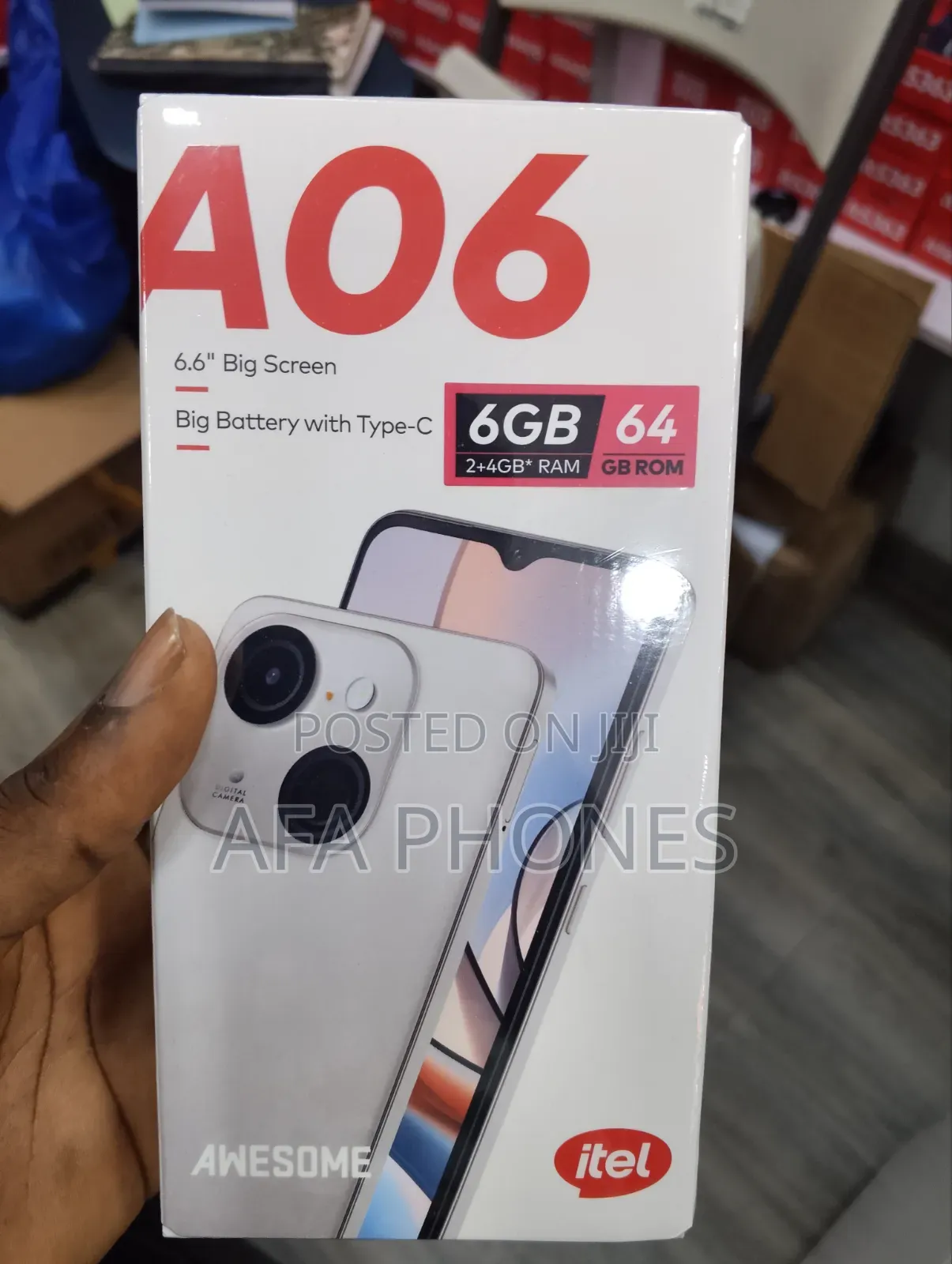 New Itel A06 64 GB Gold