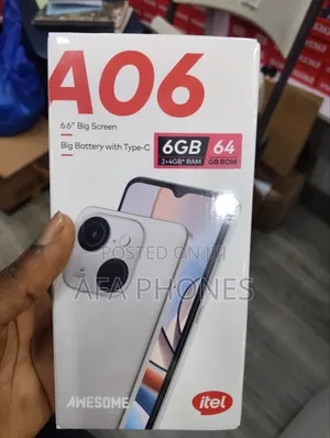 New Itel A06 64 GB Gold