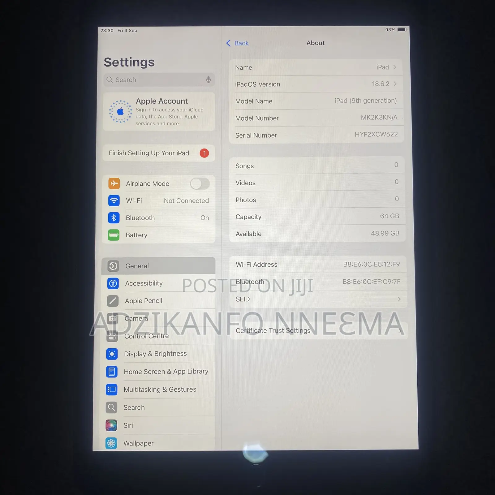 Apple iPad 10.2 (2021) 64 GB Gray