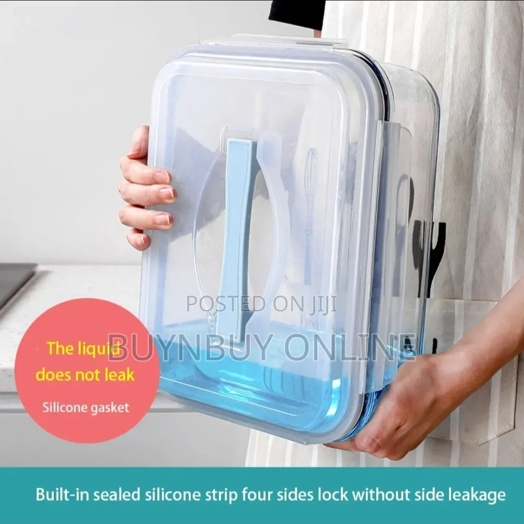 5L Large Movable Airtight Glass Container