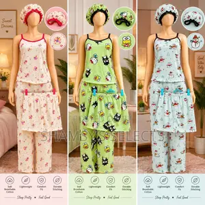 Ladies 4-in-1 Cotton Nightwears