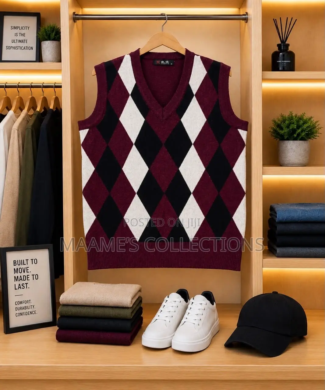 Men's Fashion Classic Sleeveless Sweater Vest