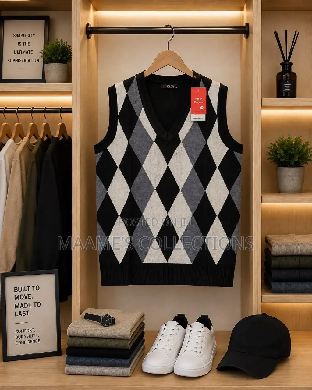Men's Fashion Classic Sleeveless Sweater Vest