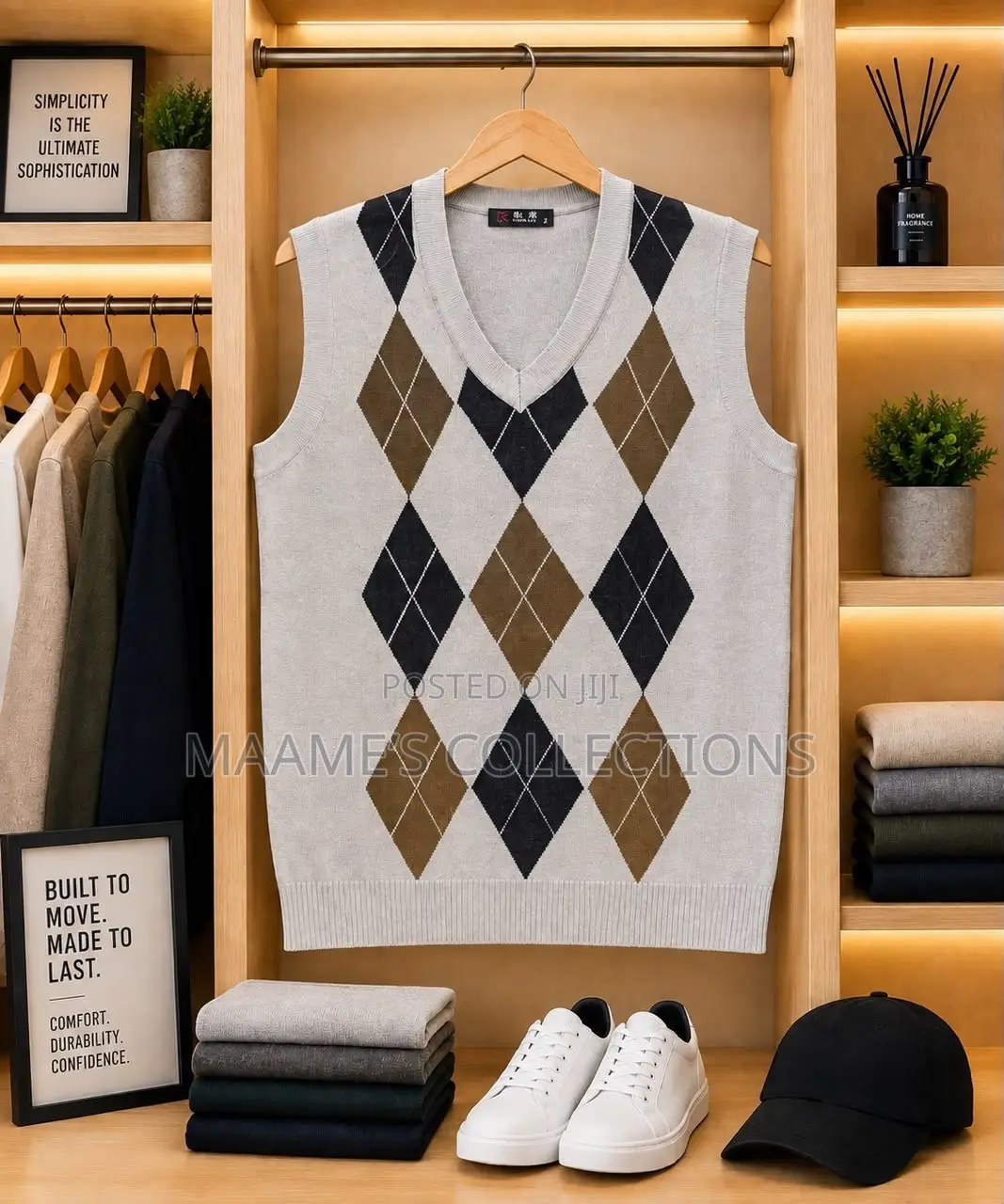 Men's Fashion Classic Sleeveless Sweater Vest