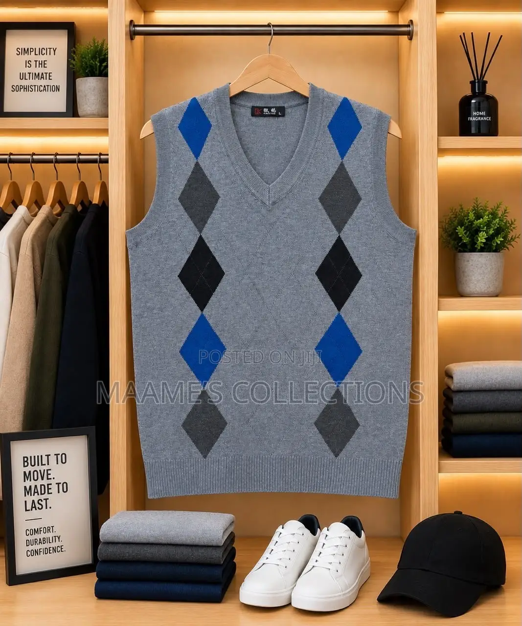 Men's Fashion Classic Sleeveless Sweater Vest