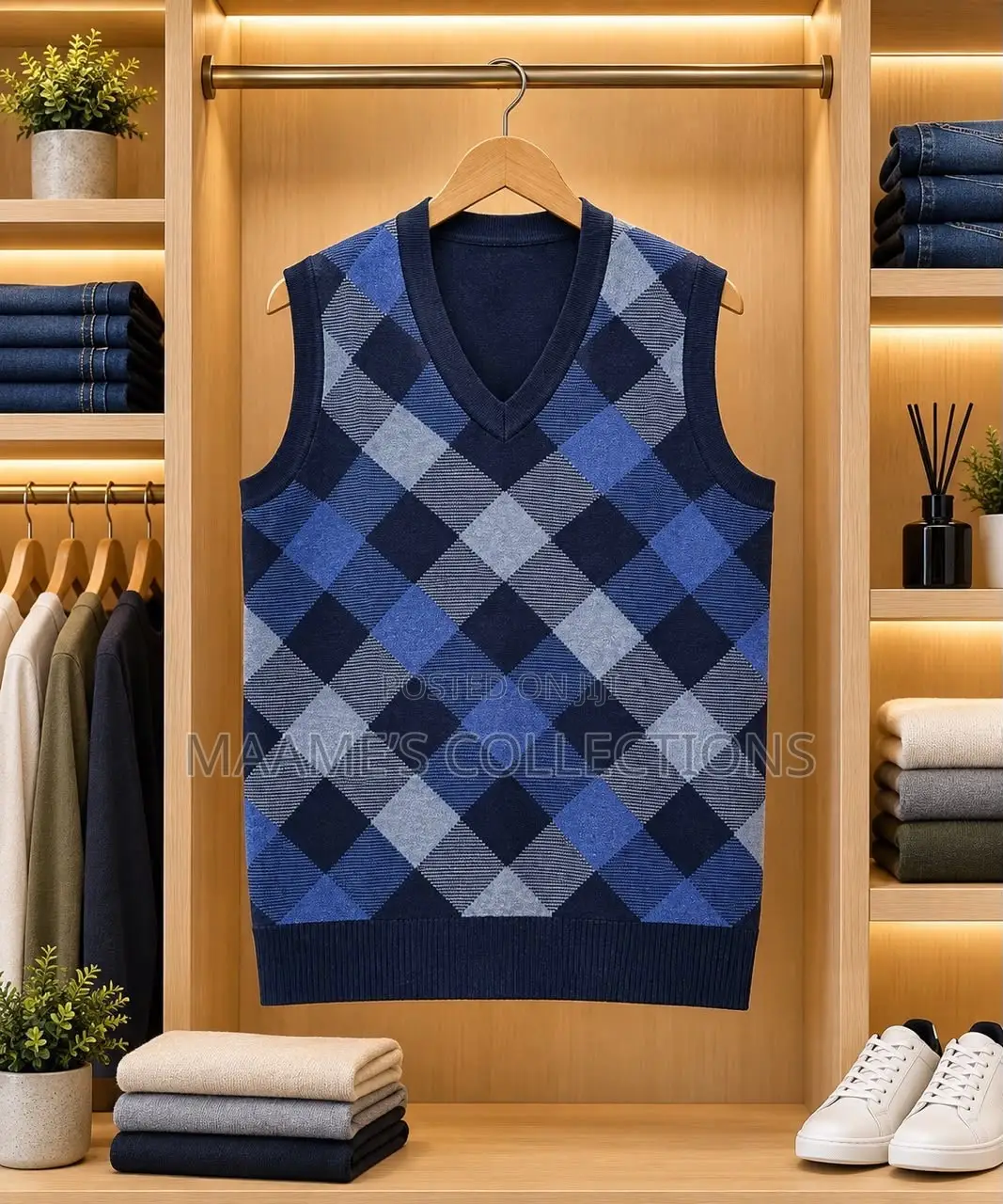 Men's Fashion Classic Sleeveless Sweater Vest