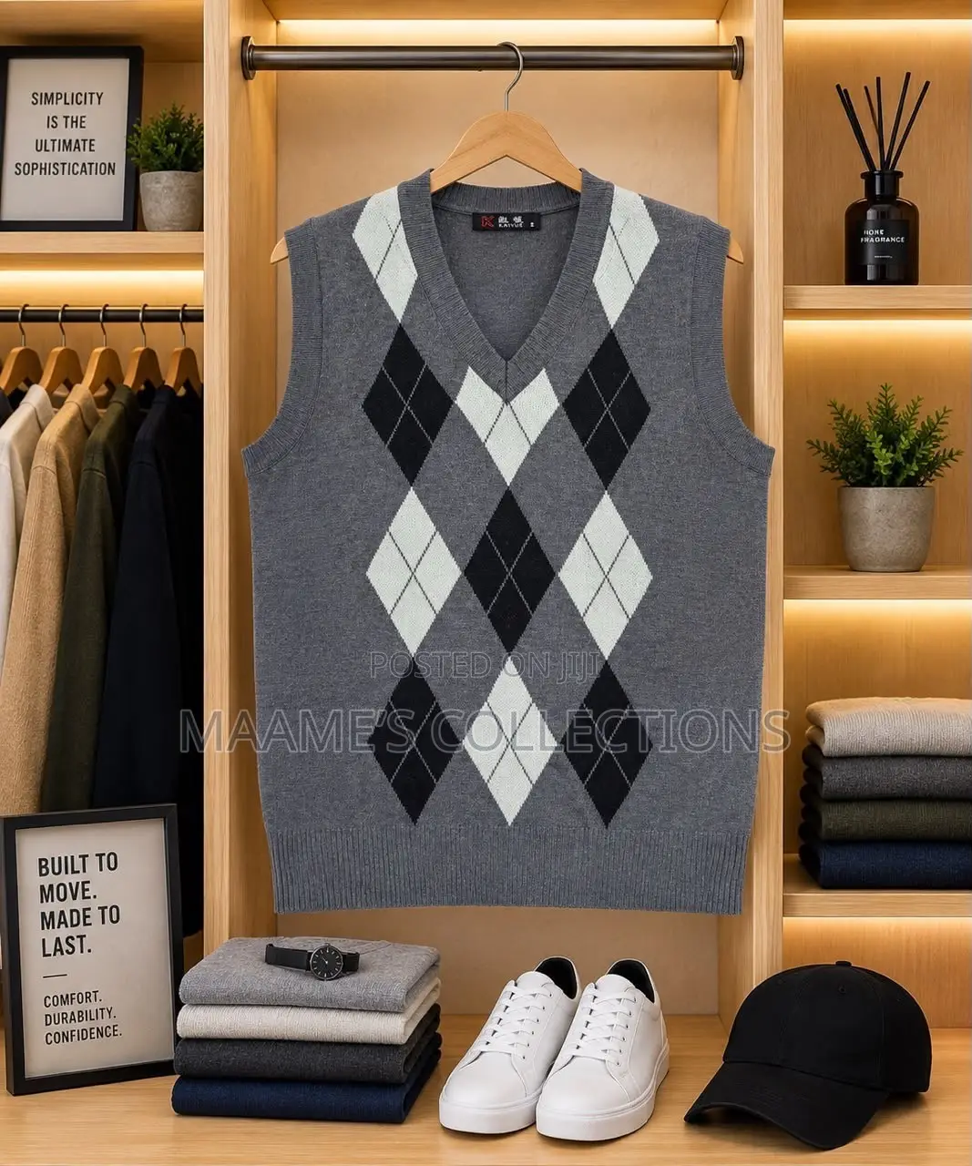 Men's Fashion Classic Sleeveless Sweater Vest