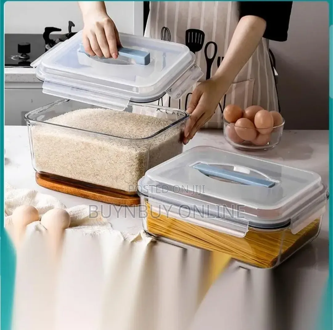 5L Large Movable Airtight Glass Container