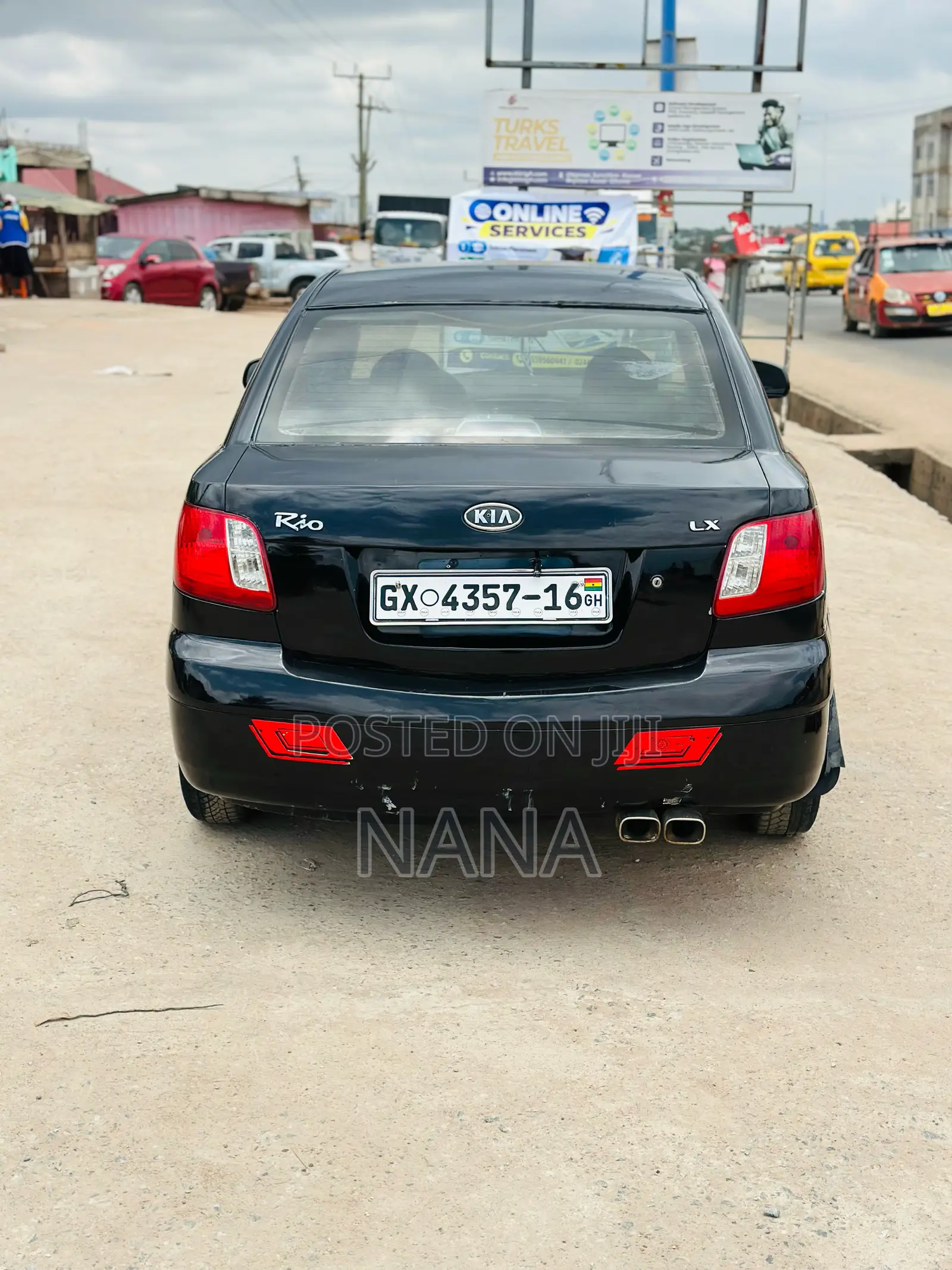 Kia Rio LX 4dr Sedan (1.6L 4cyl 4A) 2010 Black