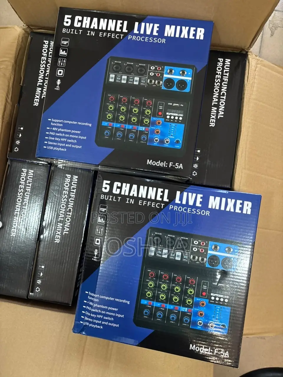 5 Channel Mixers Available