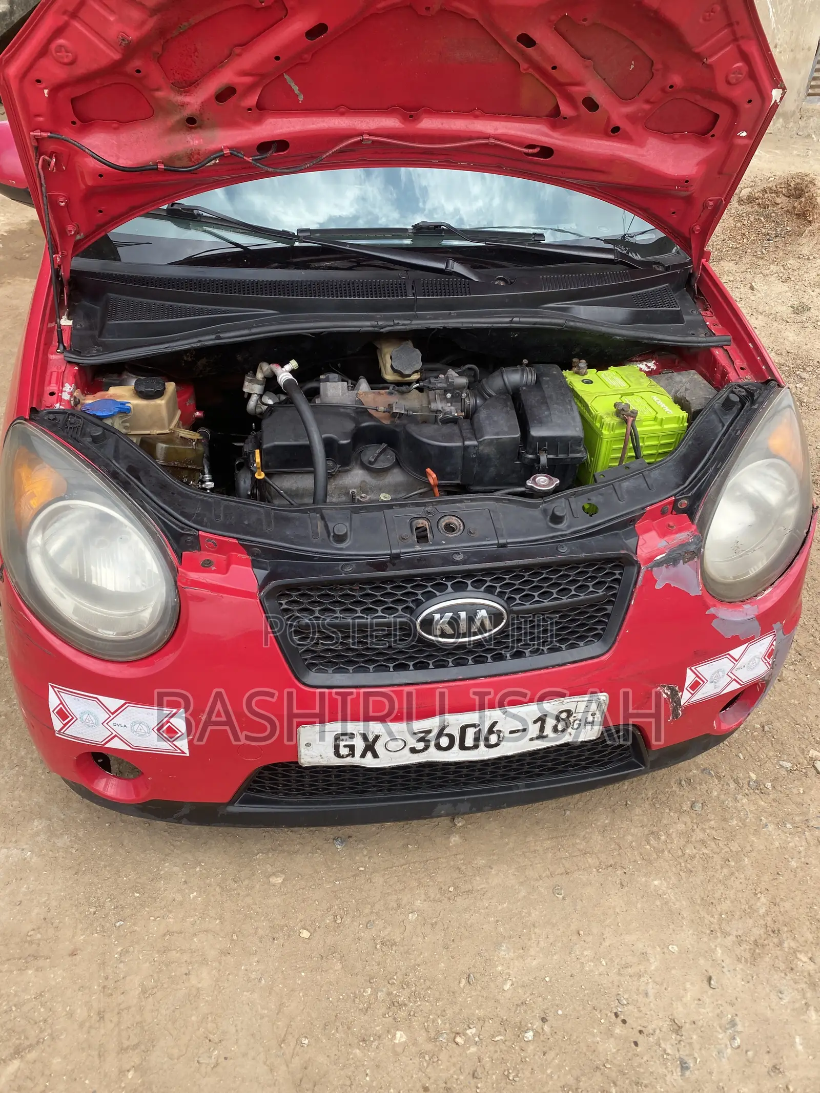 Kia Morning 2008 Red